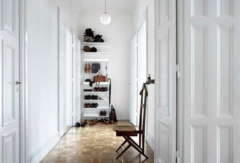 String Furniture Pannello da pavimento String 200 x 30 cm, set di 1, bianco