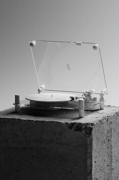 Transparent Transparent Turntable, white, decoration image