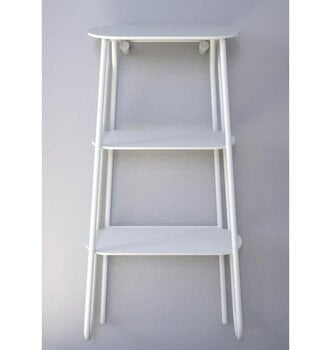 Frost Bukto step ladder, 3-steps, white