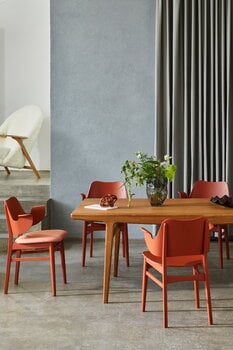 Warm Nordic Tavolo da pranzo Evermore, 160 cm, con 2 prolunghe, teak - rovere oliato, immagine decorativa