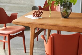 Warm Nordic Tavolo da pranzo Evermore, 160 cm, con 2 prolunghe, teak - rovere oliato, immagine decorativa