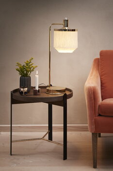 Warm Nordic Fringe table lamp, cream white