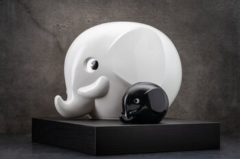 Palaset Medi Elephant moneybox, black, decoration image