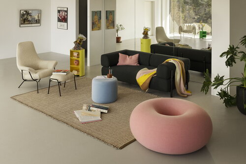 Hem Boa Pouf, Cotton Candy | Finnish Design Shop