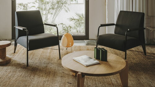 Lampe De Table Isamu Noguchi AKARI 1AY | Abat-Jour Papier Japonais | Jaune | Neuf