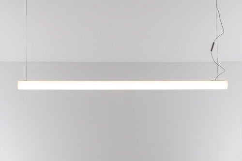 Artemide Alphabet of Light Linear suspension lamp, 180 cm, white ...