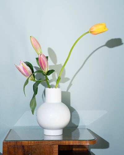 Raawii Strøm vase, vaporous grey | Finnish Design Shop