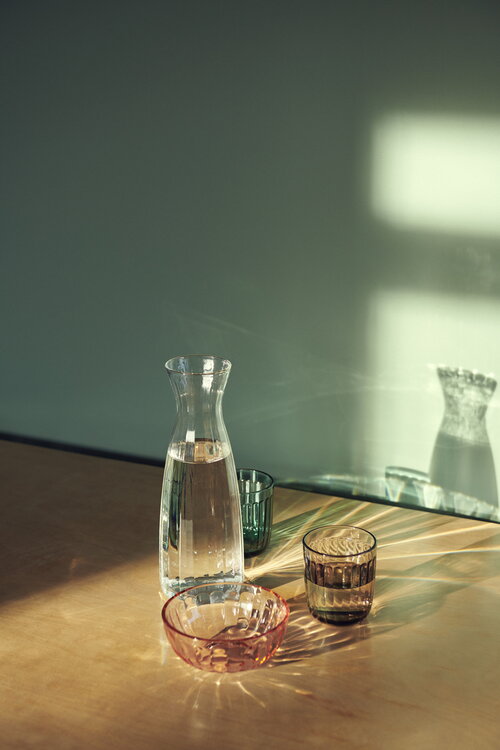 Iittala Raami Karaffe, 1 Liter – Mundgeblasen, Klar | Design Von Jasper Morrison | Für Wasser, Saft & Getränke