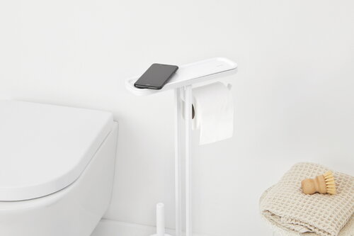 Brabantia MindSet toilet butler, mineral fresh white | Finnish Design Shop