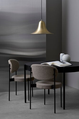 Verpan Series 430 dining table 120 cm, black laminate | Finnish Design Shop