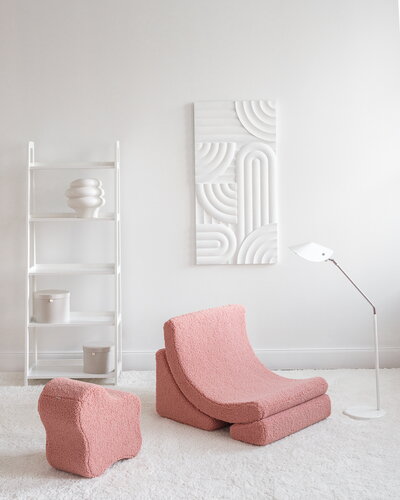 X&Y Grey Guava Chair - Pink