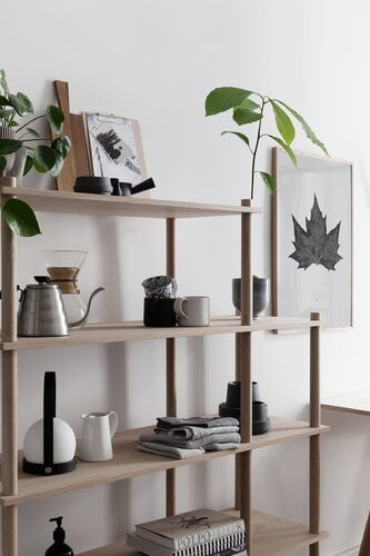 Woud Elevate shelving system 4, oak | Finnish Design Shop