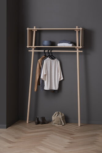 Woud Töjbox coat rack, large, oak | Finnish Design Shop