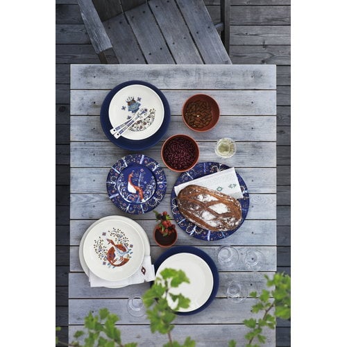 Iittala Taika plate 22 cm, blue | Finnish Design Shop