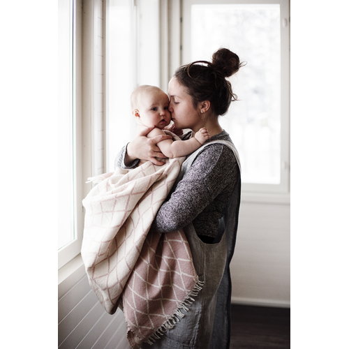 Lapuan Kankurit Eskimo blanket, beige Finnish Design Shop