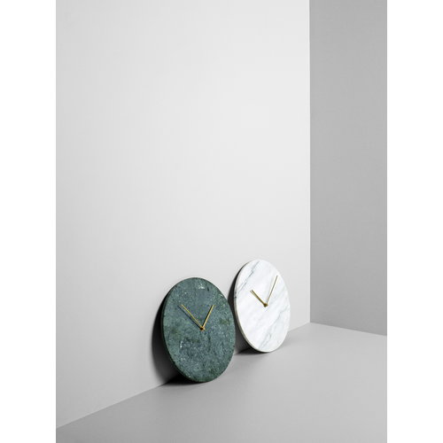 Menu Marble wall clock, white Finnish Design Shop