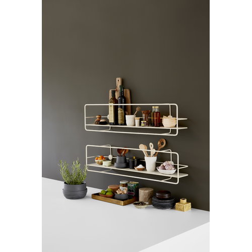 Woud Coupé horizontal shelf, white | Finnish Design Shop