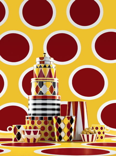 Jars & boxes, Circus tin boxes, set of 3, Multicolour
