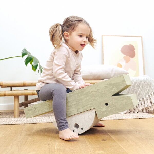 Kids' furniture, Crocodile, Marble Nature, moss, Green