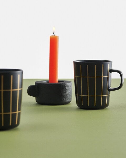 Candleholders, Oiva candleholder, cast iron, black, Black