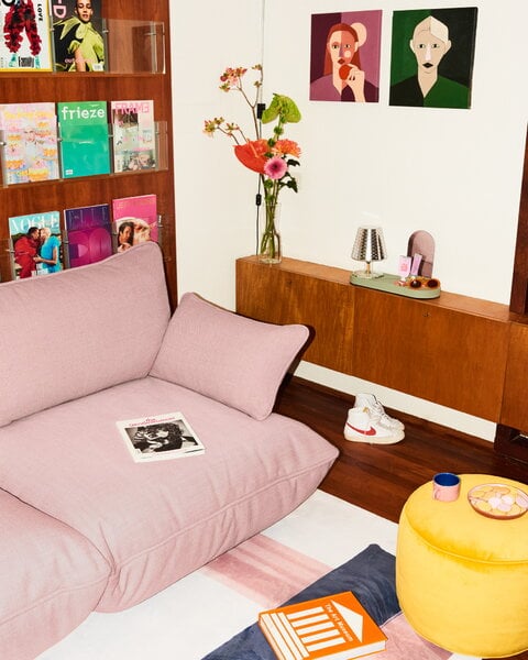 Sofas, Sumo Medium sofa, bubble pink, Pink