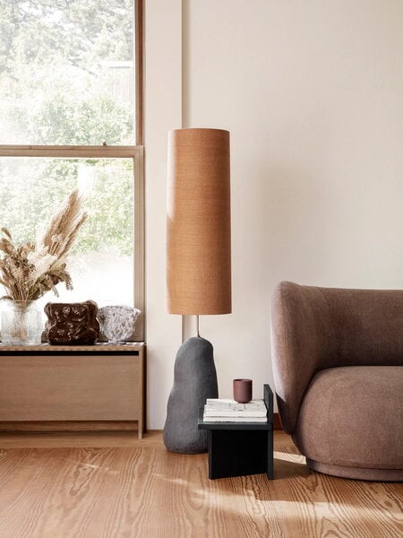 Side & end tables, Oblique stool, black stained ash, Black