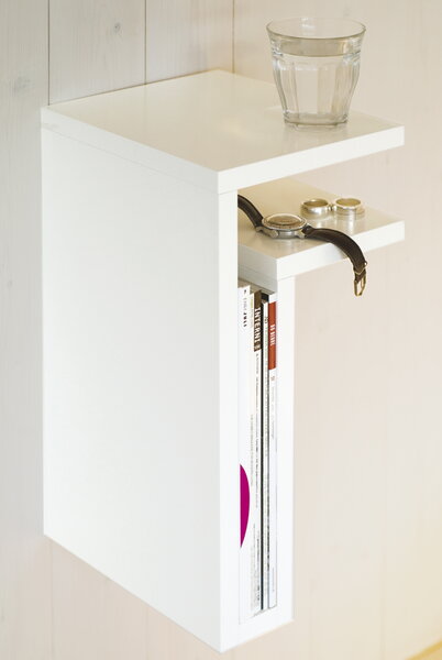 Maze F-shelf, left, white | Finnish Design Shop