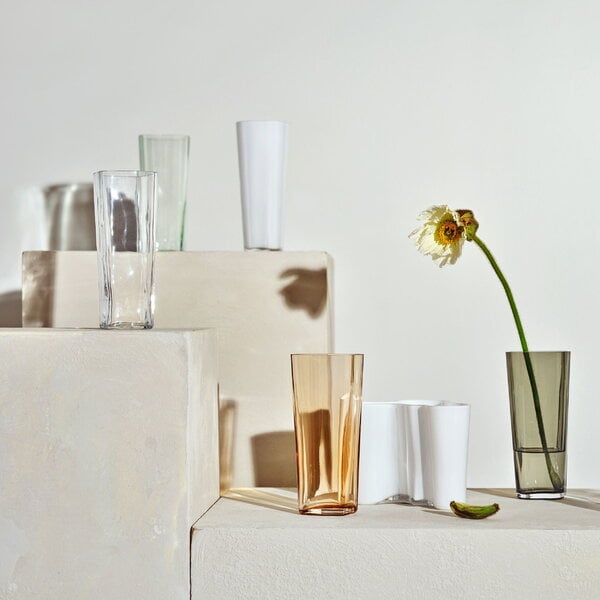 Vases, Aalto vase, 180 mm, clear 1937, Transparent