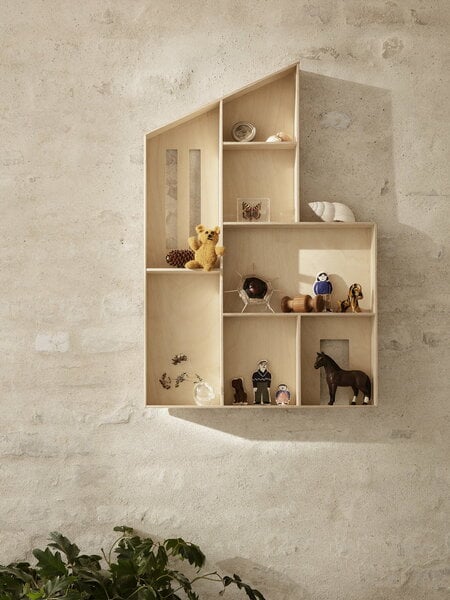 Toys, Miniature Funkis House, shelf, Natural