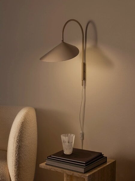 Wall lamps, Arum swivel wall lamp, cashmere, Beige