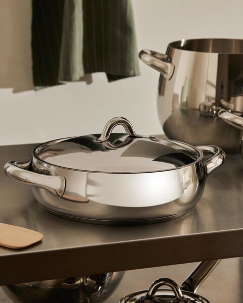 Alessi Mami cookware set, 4 pots with 3 lids | Finnish Design Shop