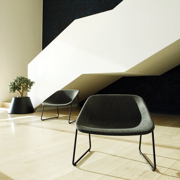 Armchairs & lounge chairs, Kola Lounge chair, grey, Gray