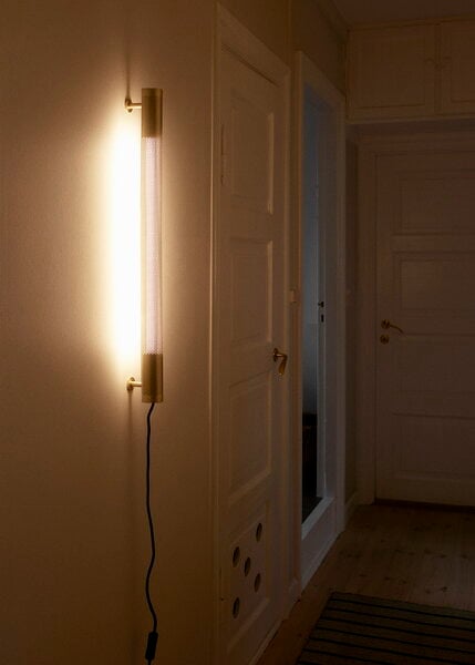 Lampade da parete, Lampada da parete Radent 70 cm, ottone, Oro