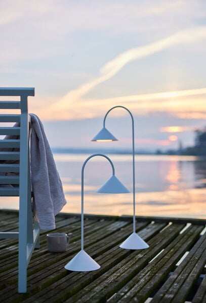 Lampade portatili, Lampada da tavolo Grasp Portable, 72 cm, bianco opaco, Bianco