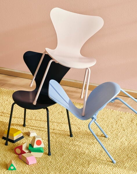 Kids' furnishings, Series 7 children's chair, black, Black