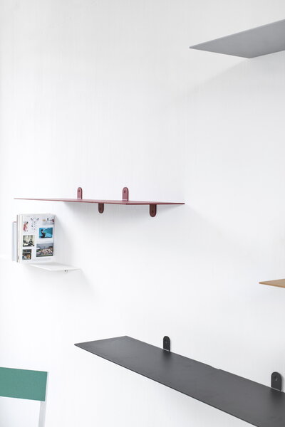 Wall shelves, Shelf n°1, white, White