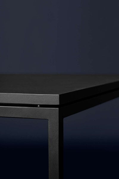 Desks, Heritage 65 desk, 2 drawers, black linoleum - black, Black