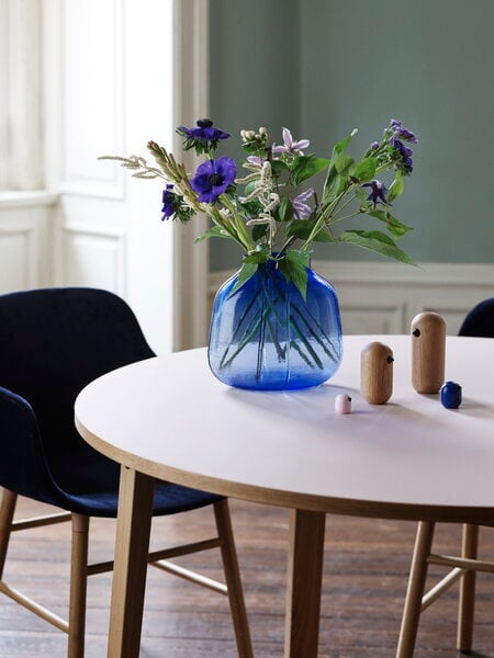 Vases, Step vase 23 cm, blue, Blue