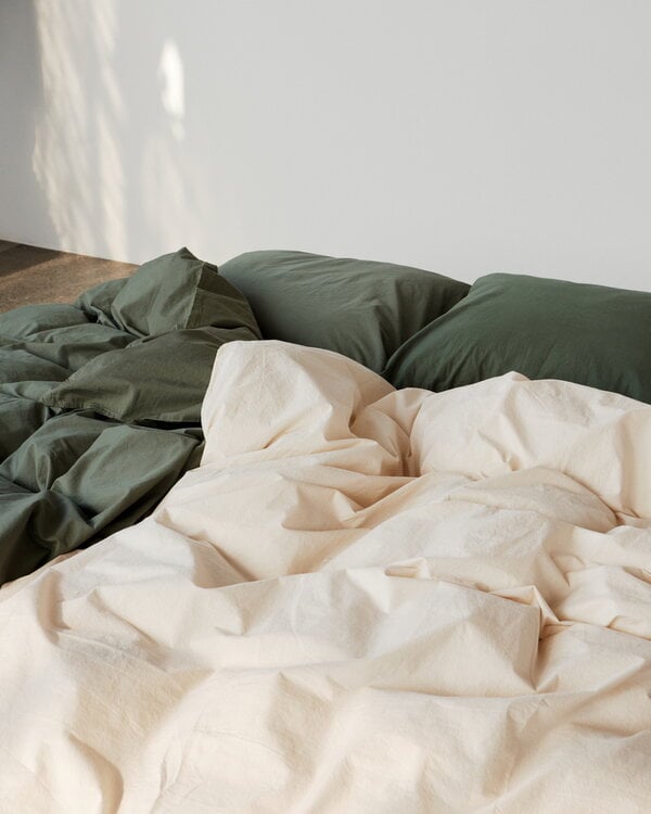 Duvet covers, Single duvet cover, 150 x 210 cm, olive green, Green