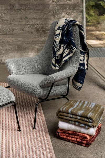 Armchairs & lounge chairs, Hai lounge chair, pebble boucle, Gray
