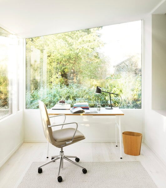 Tables de bureau, Bureau Journal, blanc, Blanc