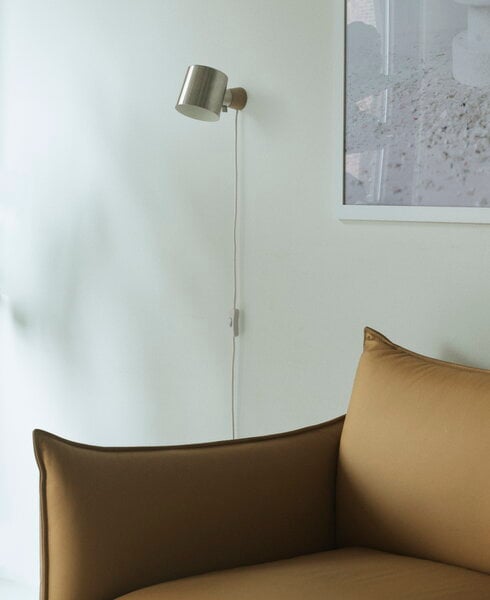 Wall lamps, Rise wall lamp, stainless steel, Silver