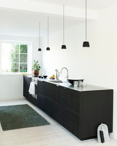 Pendant lamps, Tub pendant, 13 cm, black, Black