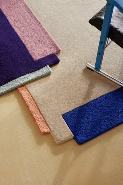 Wool rugs, Arkki rug, plum, Purple