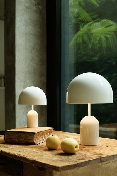 Table lamps, Bell table lamp, LED, white, White