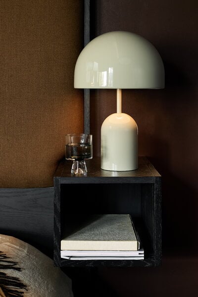 Table lamps, Bell table lamp, LED, grey, Gray