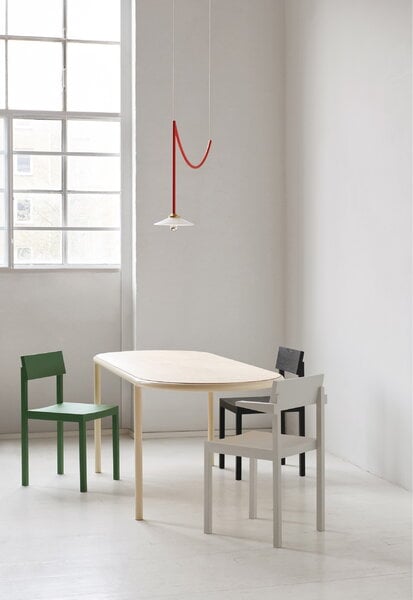 Pendant lamps, Ceiling lamp N°5, red, Red