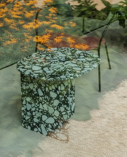Side & end tables, Chap side table, Palladio Moro marble, Black & white