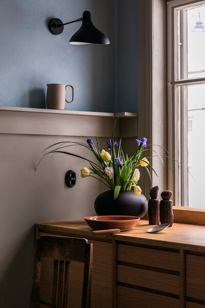 Vases, Surround vase, brown wood, Brown