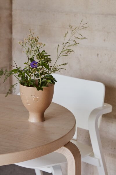 Tables de salle à manger, Table Aalto 90B, bouleau, Naturel